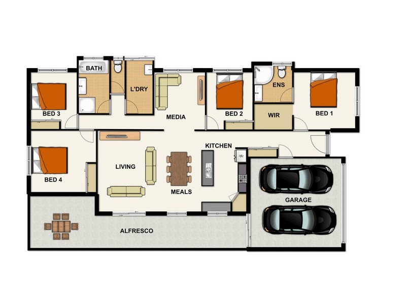 60 Brentford Rd, Richlands QLD 4077 Floorplan