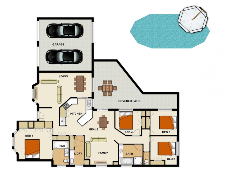 22 Baxter Crescent, Forest Lake QLD 4078 Floorplan