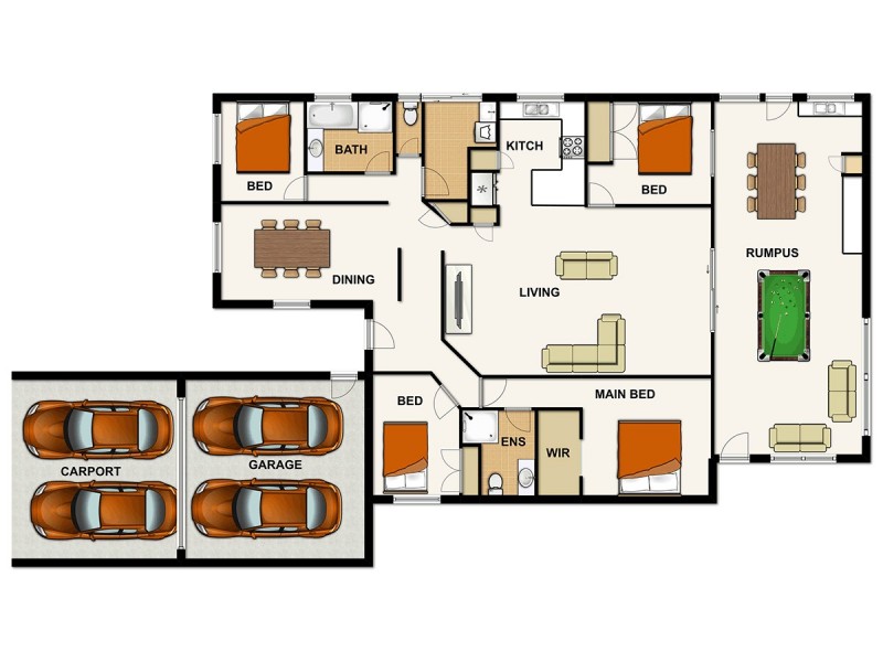 34 Treeline Pl, Durack QLD 4077 Floorplan