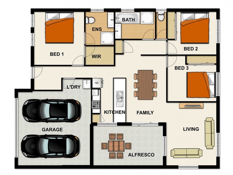 7 Grandview Place, Oxley QLD 4075 Floorplan