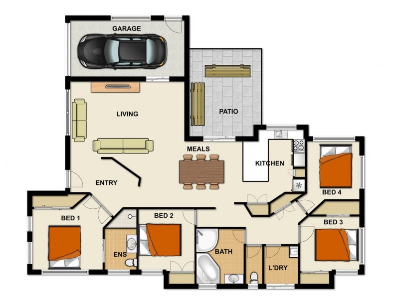64 Tansey Drive, Tanah Merah QLD 4128 Floorplan