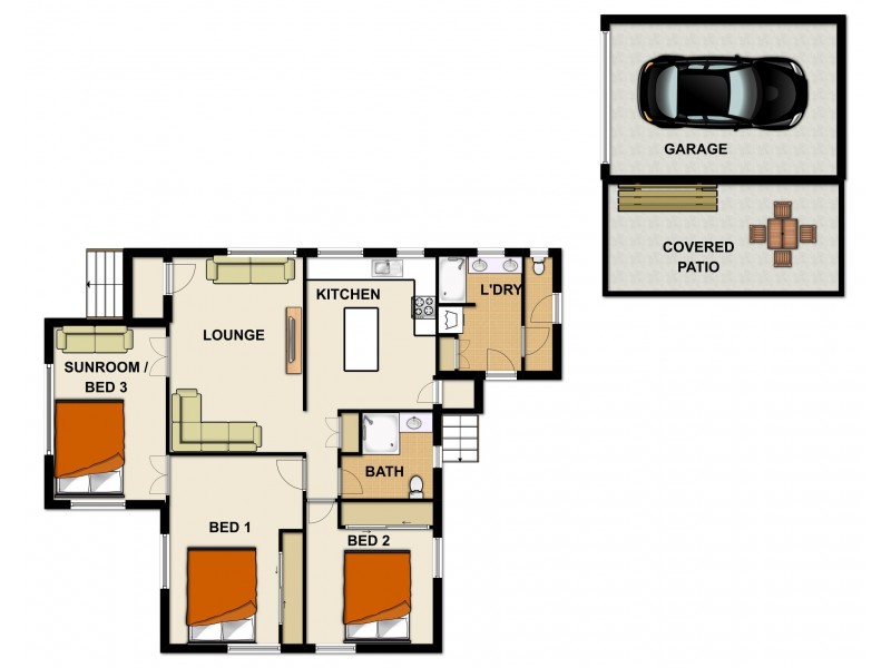 44 Cypress St, Inala QLD 4077 Floorplan
