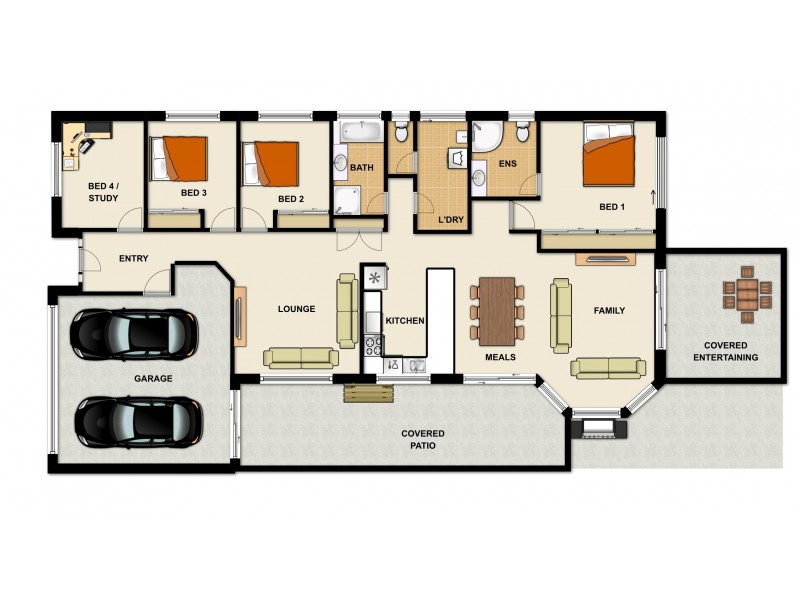 18 Sanctuary Dr, Forest Lake QLD 4078 Floorplan