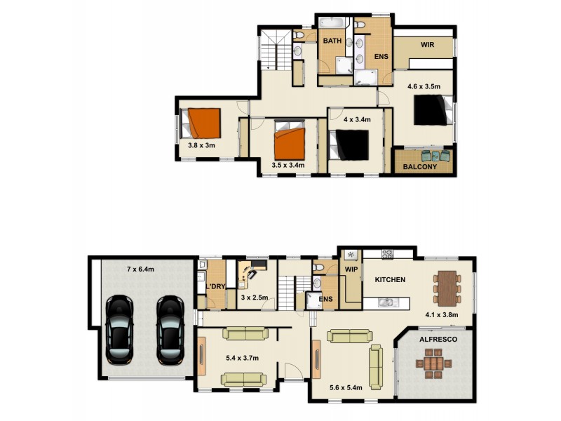 45 Christopher Pl, Sinnamon Park QLD 4073 Floorplan