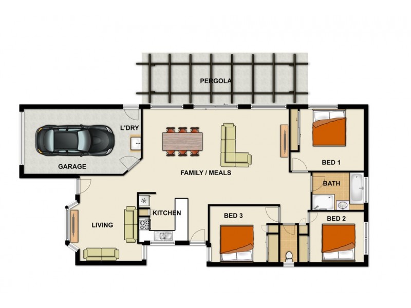 21 Mulgrave Cr, Forest Lake QLD 4078 Floorplan