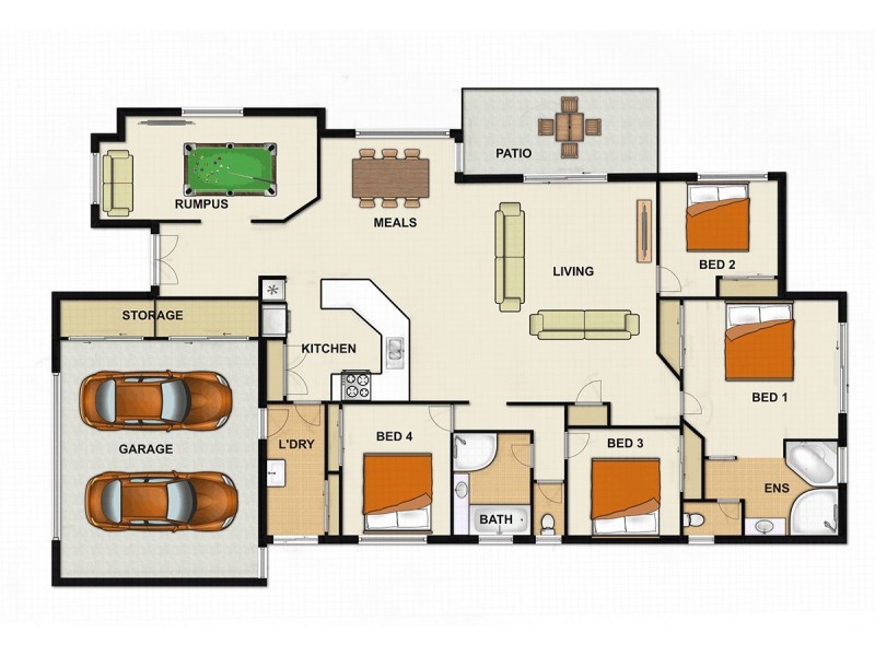 43 Viewpoint Dr, Springfield Lakes QLD 4300 Floorplan