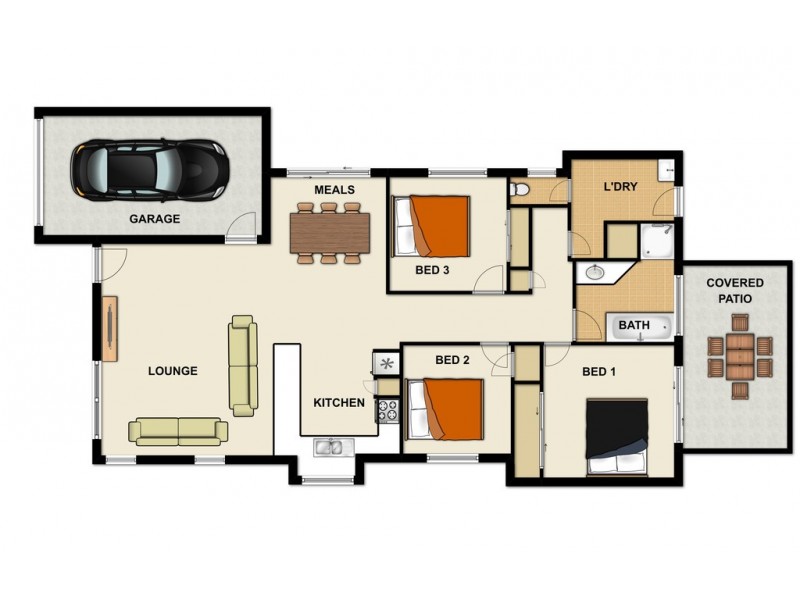 6 Argyle Pl, Forest Lake QLD 4078 Floorplan