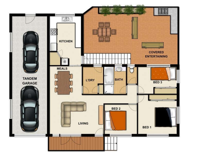 15 Gladstone St, Oxley QLD 4075 Floorplan
