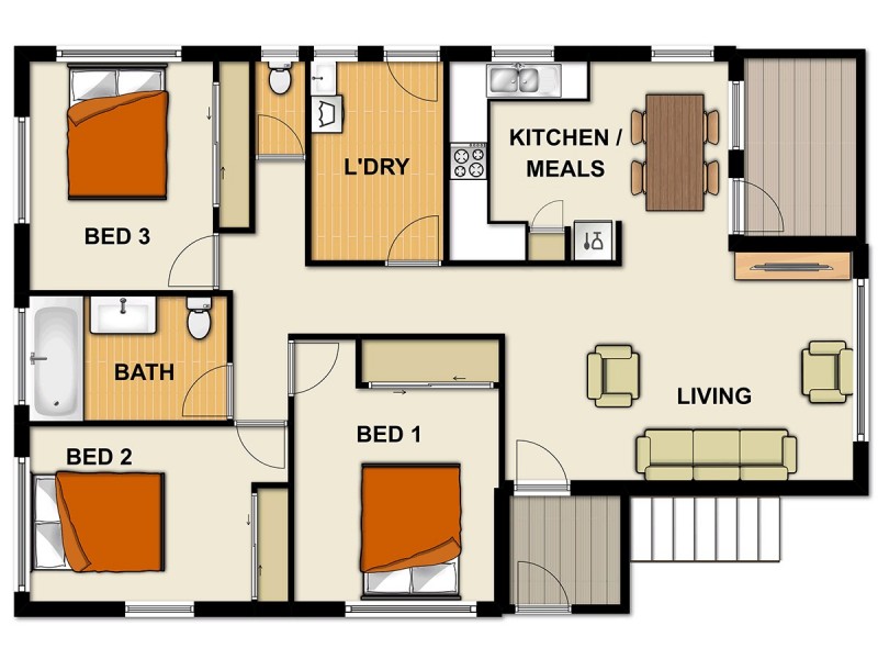 34 Monoceros Street, Inala QLD 4077 Floorplan