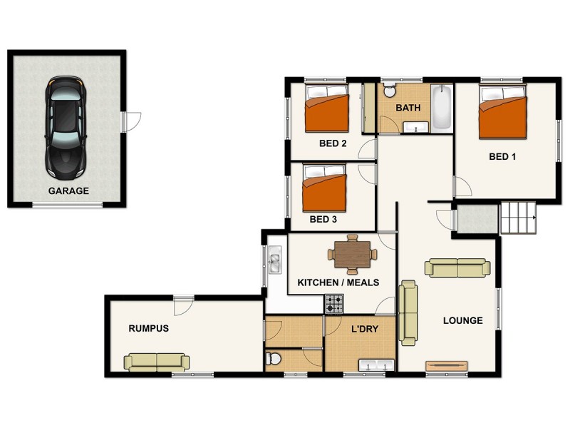 15 Parakeet St, Inala QLD 4077 Floorplan