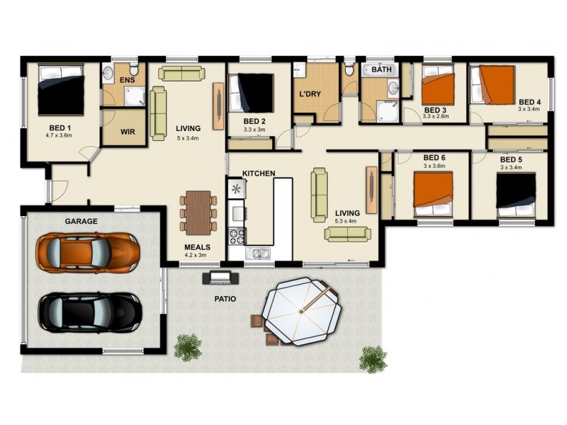 130 Buddleia St, Inala QLD 4077 Floorplan