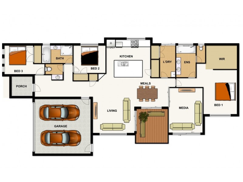14 Messara Cct, Durack QLD 4077 Floorplan
