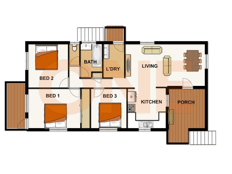 57 Doreen  Crescent, Ellen Grove QLD 4078 Floorplan