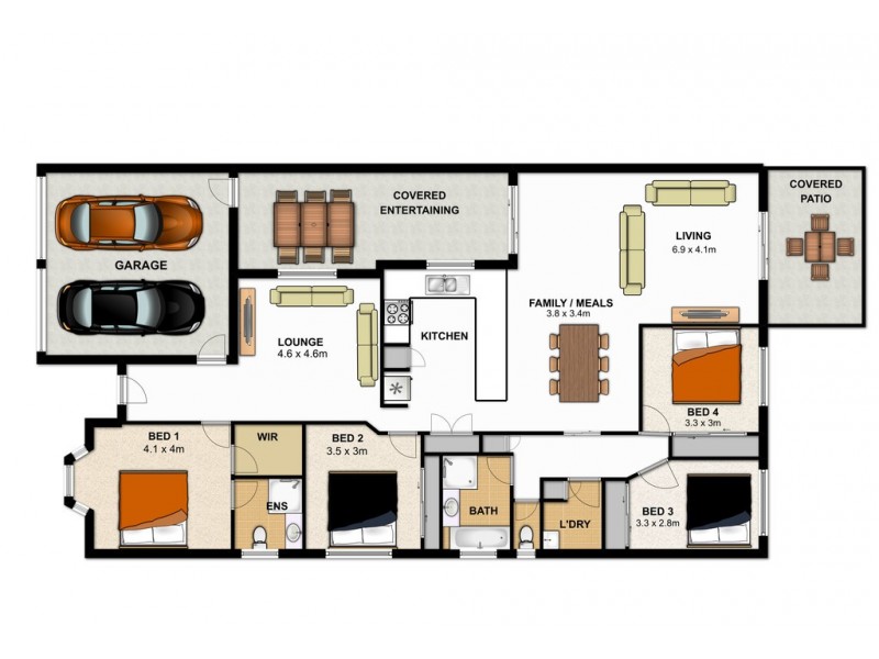 85 Oxford Pde, Forest Lake QLD 4078 Floorplan