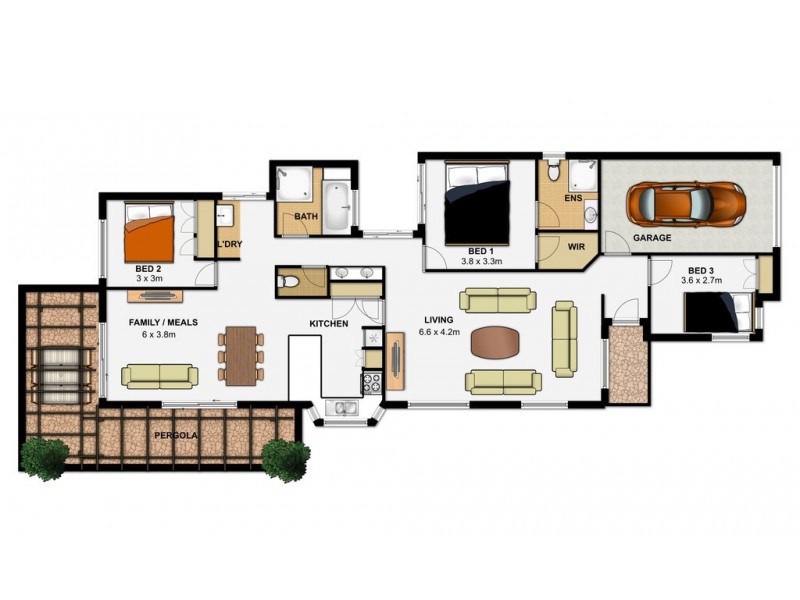 58 Clarendon Circuit, Forest Lake QLD 4078 Floorplan
