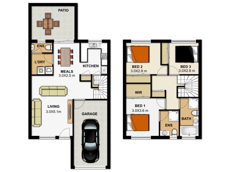35/130 Rockfield Rd, Doolandella QLD 4077 Floorplan