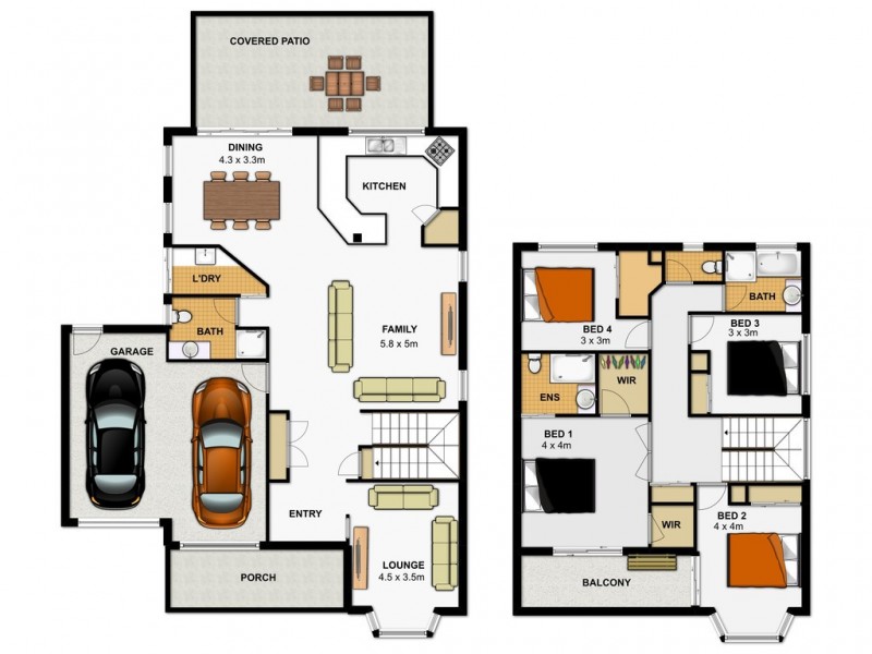 34 Mapleton Cr, Forest Lake QLD 4078 Floorplan