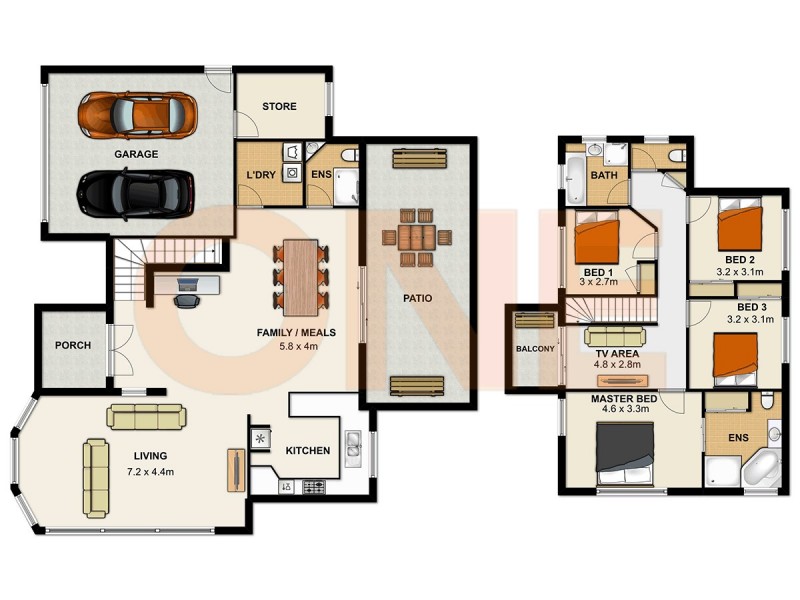 44 Treeline Place, Durack QLD 4077 Floorplan