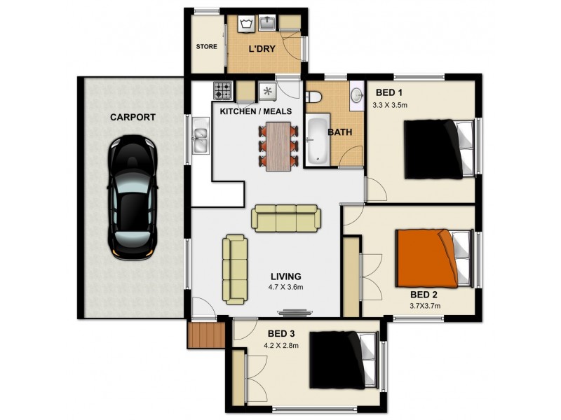 68 Willow St, Inala QLD 4077 Floorplan