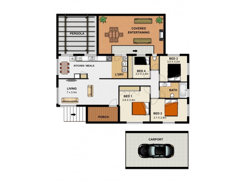 15 Bellatrix Street, Inala QLD 4077 Floorplan