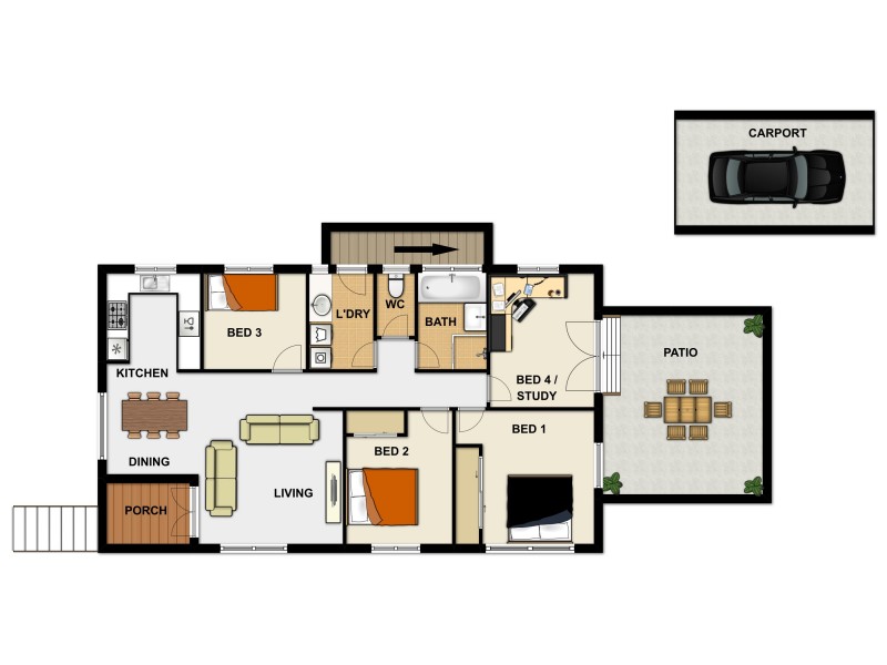 57 Wedgetail Street, Inala QLD 4077 Floorplan