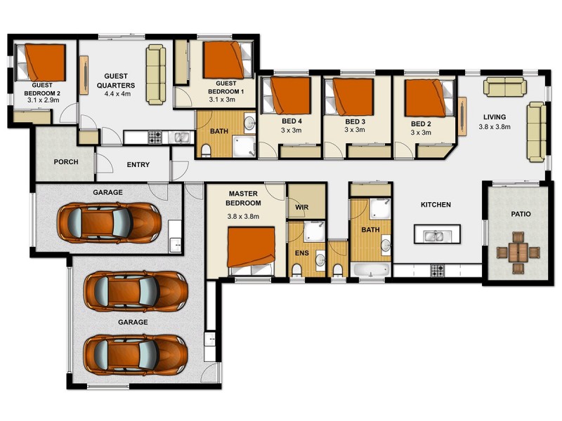 1 Overton Place, Fernvale QLD 4306 Floorplan