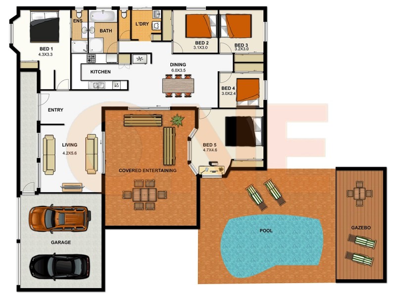 70 Laricina Circuit, Forest Lake QLD 4078 Floorplan