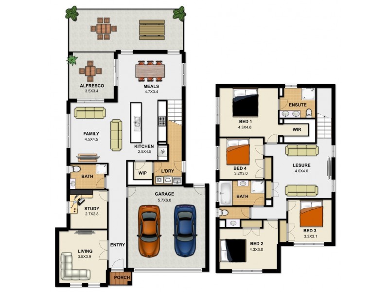 6 Gelu Court, Springfield Lakes QLD 4300 Floorplan