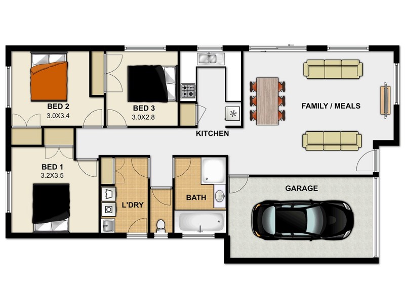 128 Wallaroo Way, Doolandella QLD 4077 Floorplan