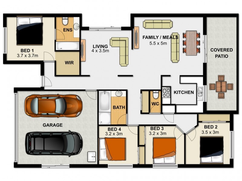 12 Booloumba Crescent, Forest Lake QLD 4078 Floorplan
