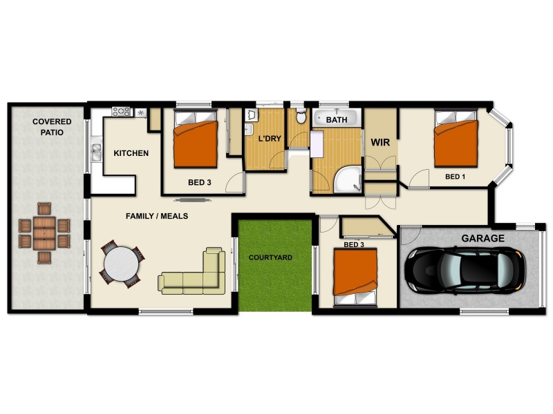 11 Napier Pl, Forest Lake QLD 4078 Floorplan