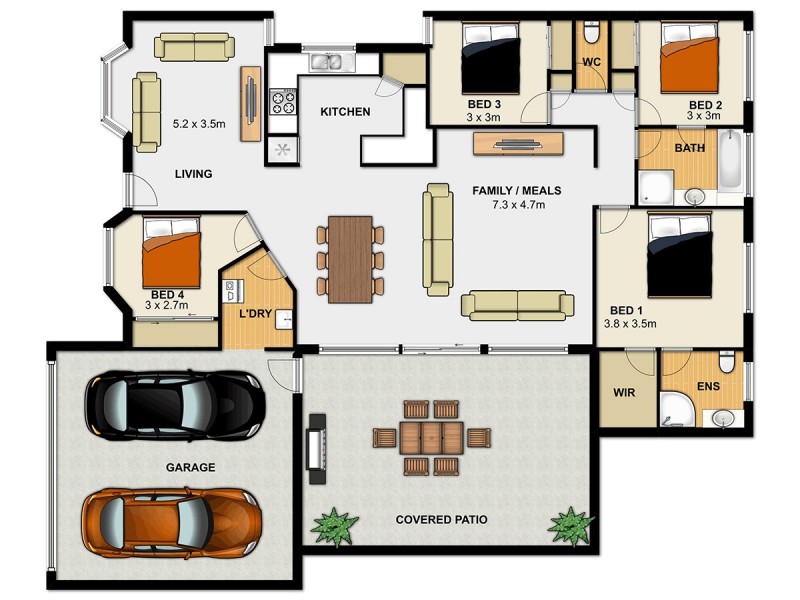 82 Centennial Way, Forest Lake QLD 4078 Floorplan