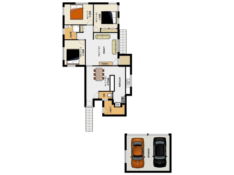 55 Rosemary Street, Inala QLD 4077 Floorplan
