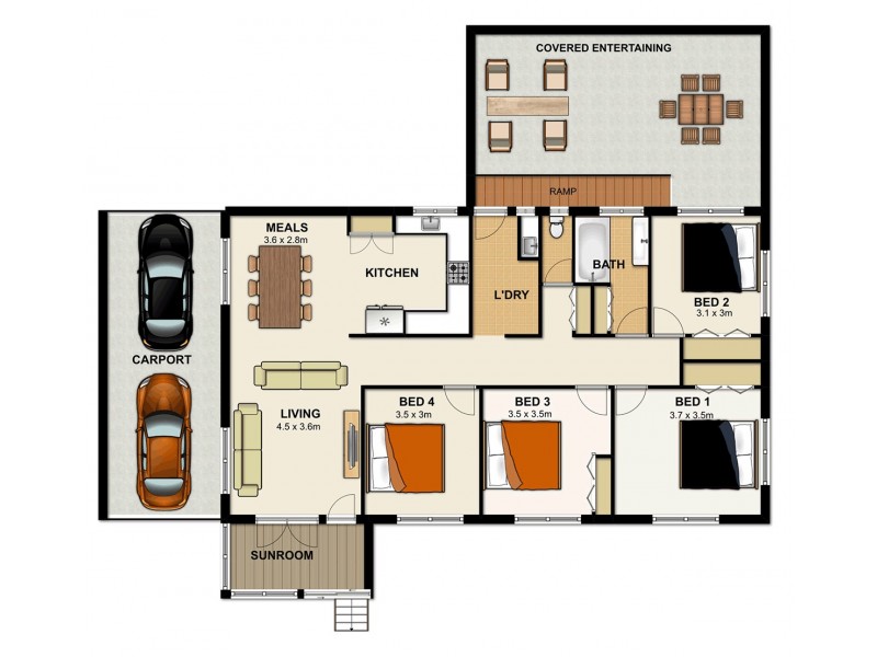 44 Taurus St, Inala QLD 4077 Floorplan