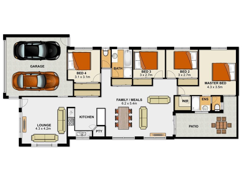 24 Medici Place, Forest Lake QLD 4078 Floorplan