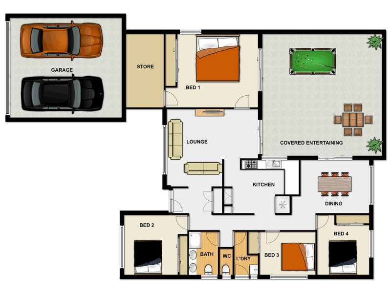 10 Wilpowell Street, Oxley QLD 4075 Floorplan