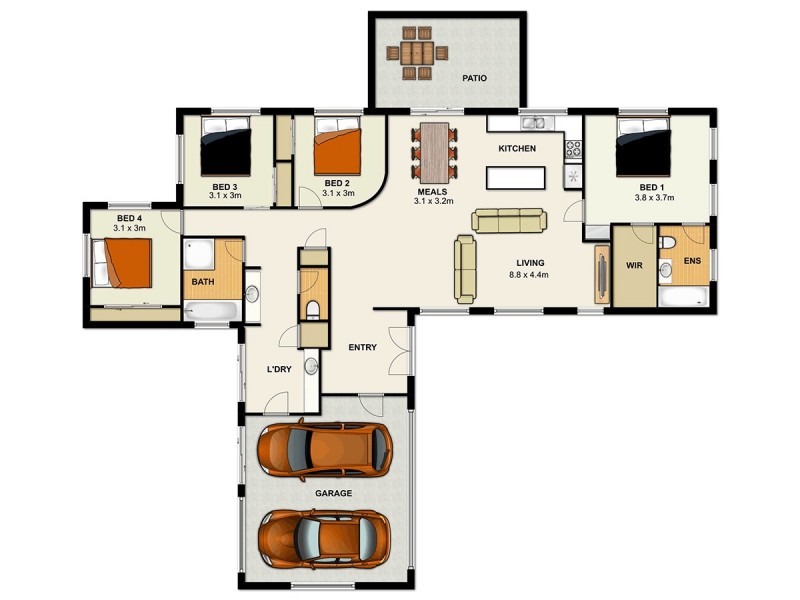6 Allen Close, Forest Lake QLD 4078 Floorplan
