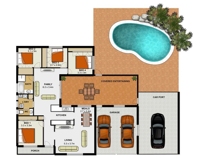 19 Hillianna Street, Algester QLD 4115 Floorplan
