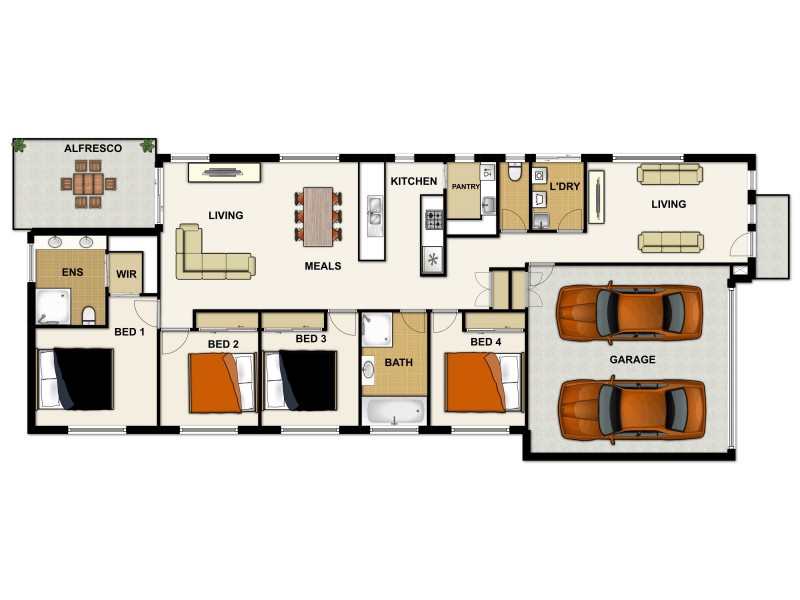 21 Killara Boulevard, Logan Reserve QLD 4133 Floorplan