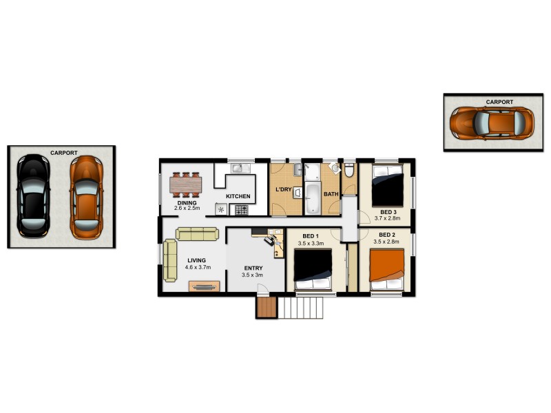 2 Wagtail St, Inala QLD 4077 Floorplan