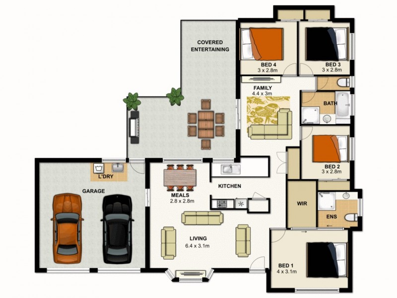 15 Kookaburra Pl, Doolandella QLD 4077 Floorplan