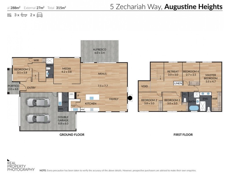 5 Zechariah Way, Augustine Heights QLD 4300 Floorplan