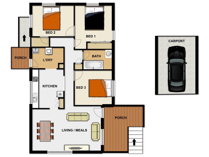 5 Sagitta St, Inala QLD 4077 Floorplan