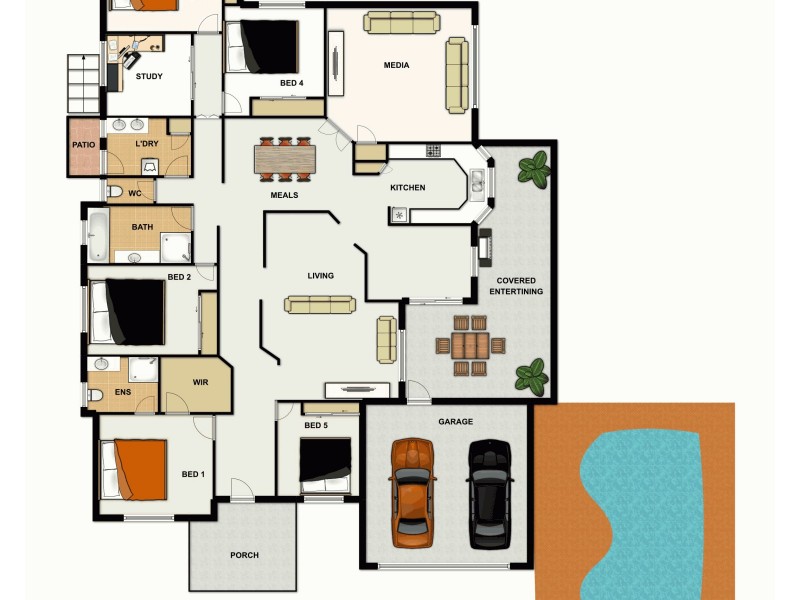 18 Ibis Circuit, Forest Lake QLD 4078 Floorplan