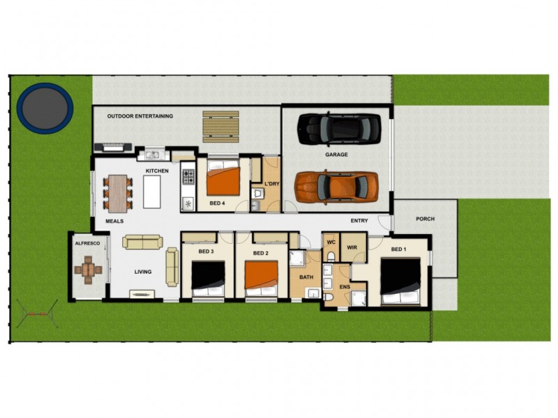 44 Invergarry Circuit, Heathwood QLD 4110 Floorplan