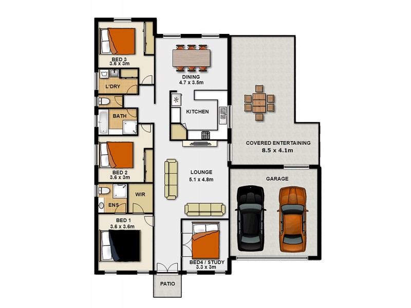 12 Hannam Crescent, Forest Lake QLD 4078 Floorplan