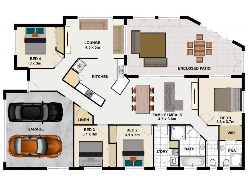 6 Agostino Close, Doolandella QLD 4077 Floorplan