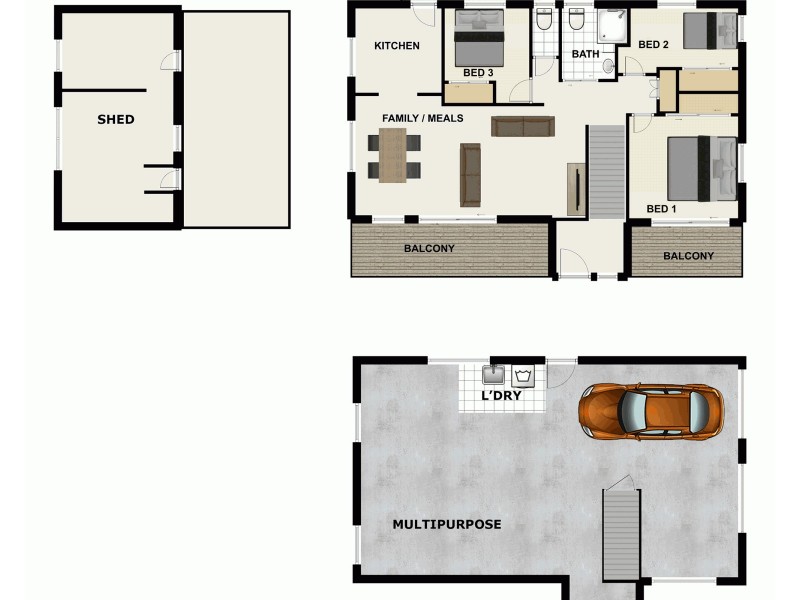 2 Frangipani Street, Inala QLD 4077 Floorplan