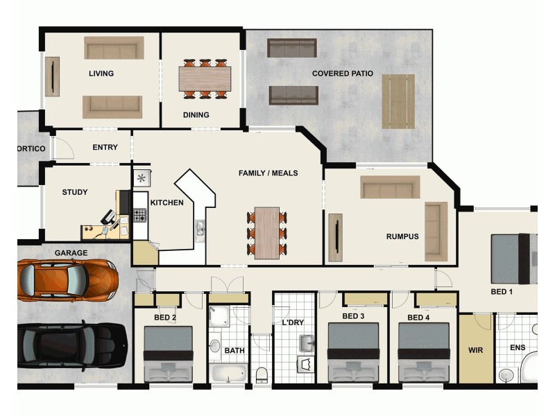 12 Admiral Crescent, Springfield Lakes QLD 4300 Floorplan