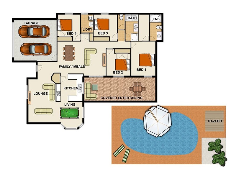 42 Glasshouse Cr, Forest Lake QLD 4078 Floorplan